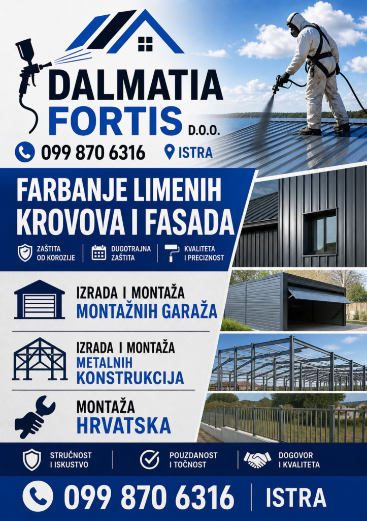 DALMATIA FORTIS doo letak montaza i fasade zajedno